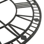 Horloge murale vintage avec mouvement à quartz Métal 60 cm XXL – Image 4