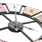 Horloge murale vintage avec mouvement à quartz 60 cm XXL – Image 3