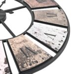 Horloge murale vintage avec mouvement à quartz 60 cm XXL – Image 4