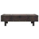 Table basse contreplaqué style vintage 120x55x35 cm – Image 2