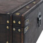 Table basse contreplaqué style vintage 120x55x35 cm – Image 6