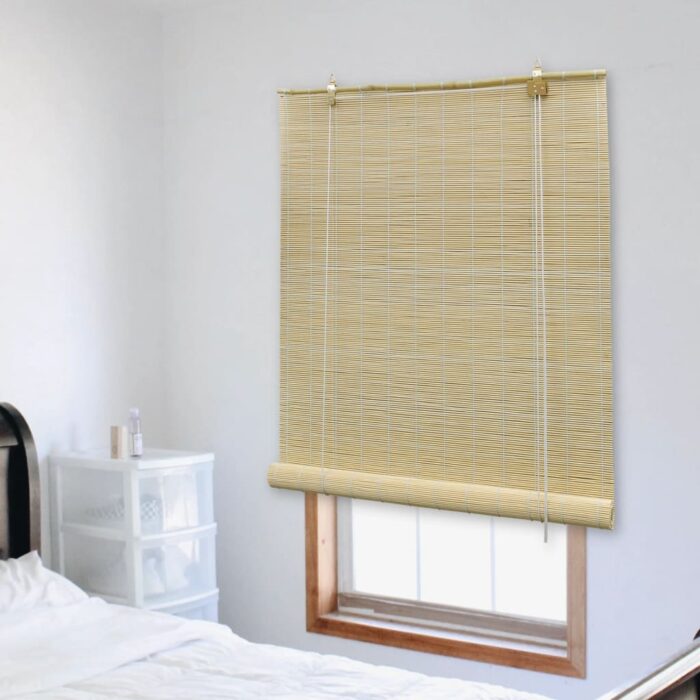 Store roulant en bambou 140x220 cm Naturel – Image 1