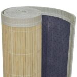 Tapis en bambou 100x160 cm Naturel – Image 2