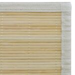Tapis en bambou 100x160 cm Naturel – Image 4