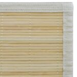 Tapis en bambou 160x230 cm Naturel – Image 4