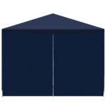 Tonnelle de jardin 3 x 12 m Bleu – Image 4