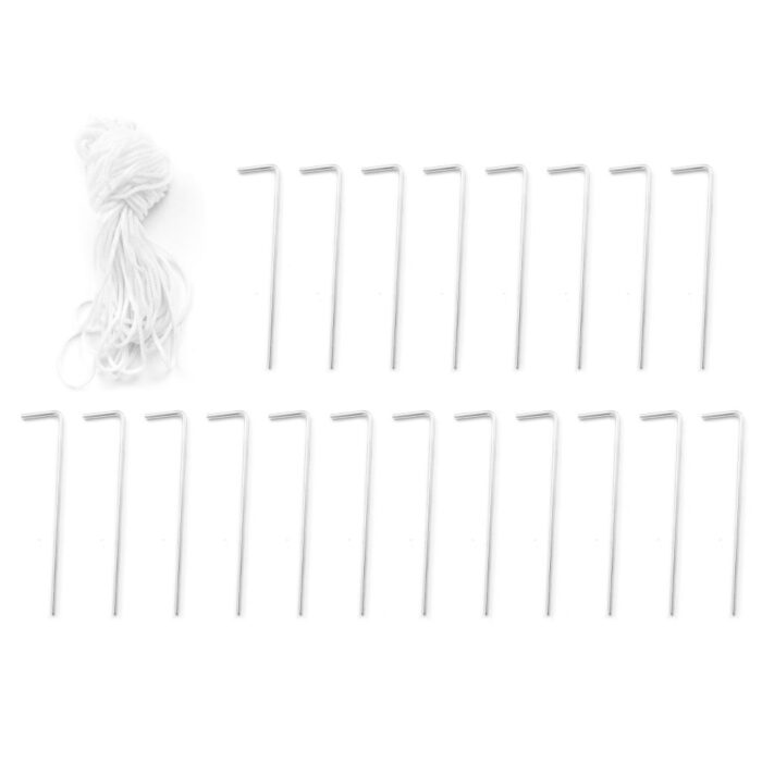 Tonnelle de jardin 3 x 12 m Bleu – Image 6