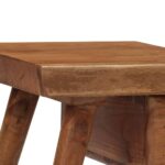 Table de chevet Bois d'acacia massif 45 x 32 x 55 cm – Image 8