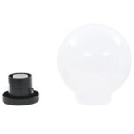 Lampe à LED sous forme de boule 2 pcs Sphérique 20 cm PMMA – Image 3