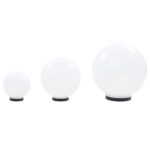 Jeu de lampe boule à LED 3 pcs PMMA sphérique 20/30/40 cm – Image 2