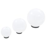 Jeu de lampe boule à LED 3 pcs PMMA sphérique 20/30/40 cm – Image 4