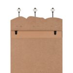 Porte-manteau mural avec 6 crochets 120 x 40 cm MEN LADIES – Image 5