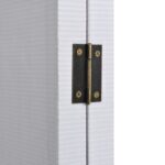 Cloison de séparation pliable 160x170 cm New York Noir et blanc – Image 3