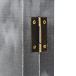 Cloison de séparation 200 x 170 cm Bus londonien Noir et blanc – Image 4