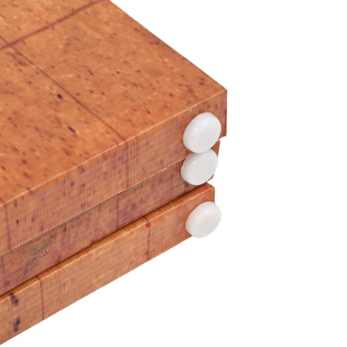 Cloison de séparation pliable 200 x 170 cm Carte du monde Jaune – Image 4