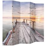 Cloison de séparation pliable 200 x 170 cm Lac – Image 2