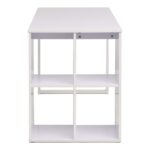 Table d'écriture 120x60x75 cm Blanc – Image 3