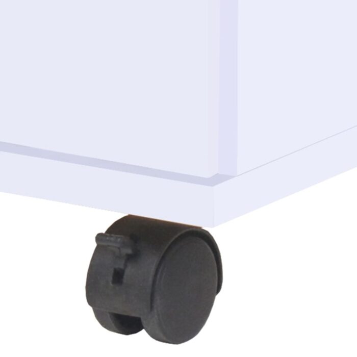 Meuble à tiroirs 33x45x60 cm Blanc – Image 3