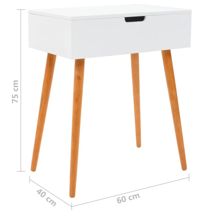 Coiffeuse avec miroir MDF 60 x 40 x 75 cm – Image 8