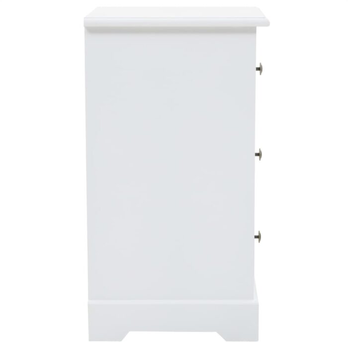 Table de chevet MDF et bois de pin 35x32x59 cm – Image 2