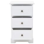 Table de chevet MDF et bois de pin 35x32x59 cm – Image 4