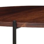 Ensemble de table basse 2 pcs Bois massif 60x35 cm – Image 5