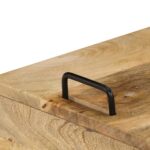 Table de chevet Bois de manguier massif 40 x 34 x 47 cm – Image 3