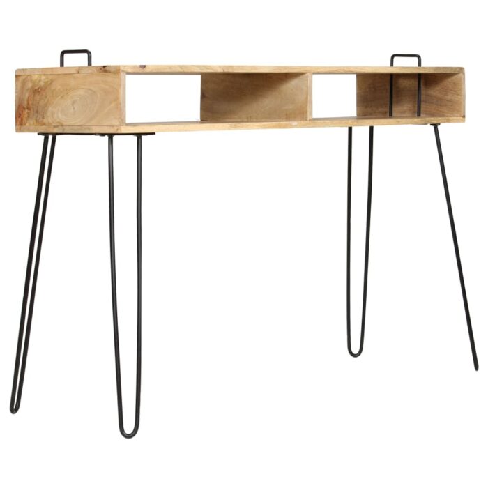 Table console Bois de manguier massif 115 x 35 x 76 cm – Image 2
