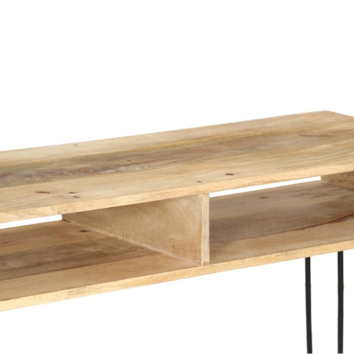 Table console Bois de manguier massif 115 x 35 x 76 cm – Image 4