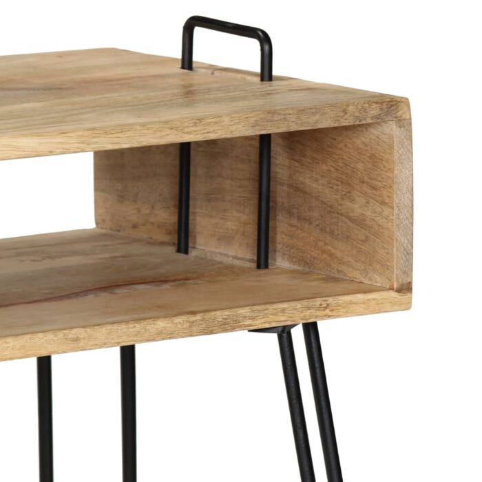 Table console Bois de manguier massif 115 x 35 x 76 cm – Image 5