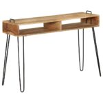 Table console Bois de manguier massif 115 x 35 x 76 cm – Image 6