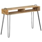 Table console Bois de manguier massif 115 x 35 x 76 cm – Image 8