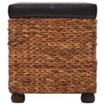 Ensemble de banc lot de 2 Jacinthe d'eau Marron – Image 7