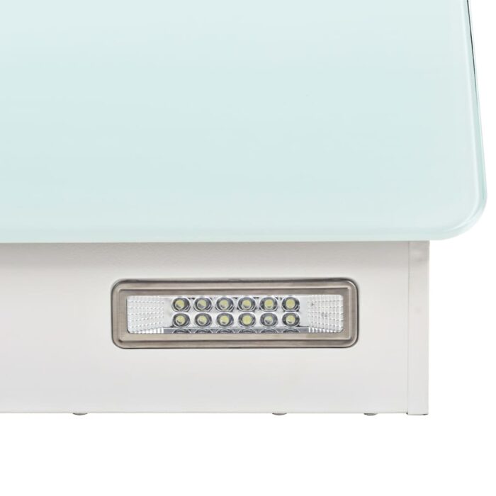 Hotte murale acier inoxydable 756 m³/h 60 cm blanc – Image 6