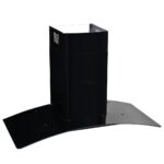 Hotte murale Acier inoxydable 756 m³/h 90 cm Noir – Image 4