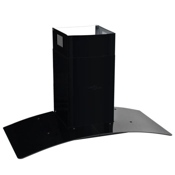 Hotte murale Acier inoxydable 756 m³/h 90 cm Noir – Image 4