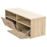 Meubles TV 2 pcs Bois d’ingénierie 95x35x36 cm Chêne – Image 2