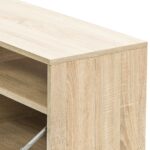 Meubles TV 2 pcs Bois d’ingénierie 95x35x36 cm Chêne – Image 3