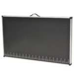 Table pliable de collage MDF et aluminium 200 x 60 x 78 cm – Image 3