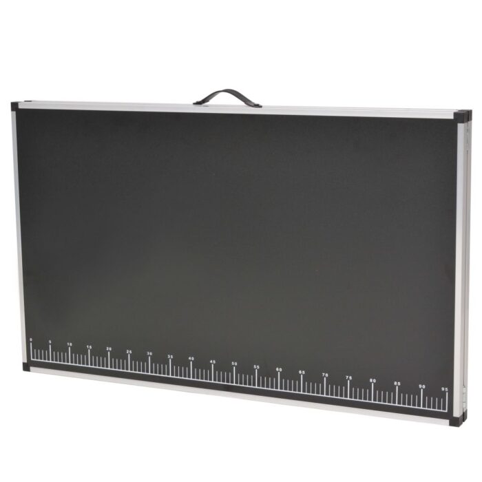Table pliable de collage MDF et aluminium 200 x 60 x 78 cm – Image 3