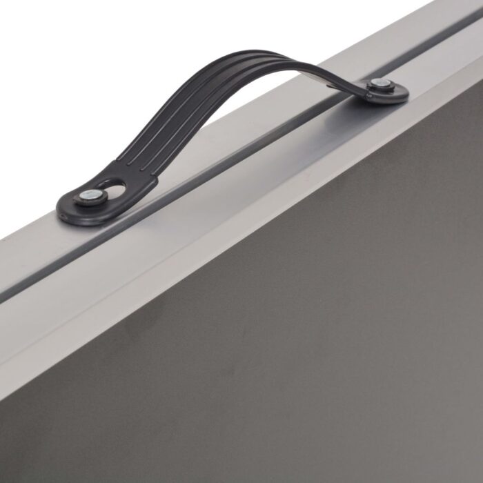 Table pliable de collage MDF et aluminium 200 x 60 x 78 cm – Image 4