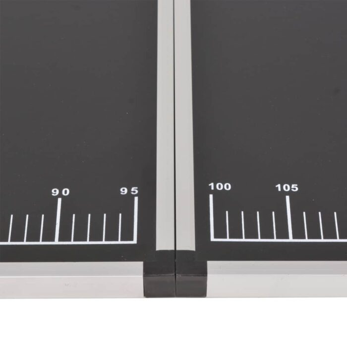 Table pliable de collage MDF et aluminium 200 x 60 x 78 cm – Image 5