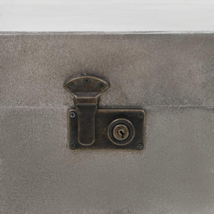 Table basse MDF et aluminium 102x51x47,5 cm – Image 2