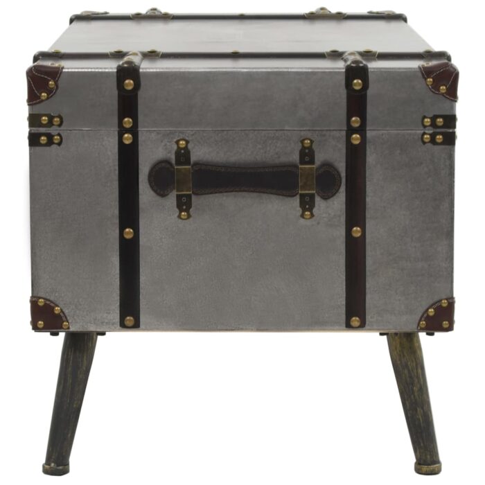 Table basse MDF et aluminium 102x51x47,5 cm – Image 4