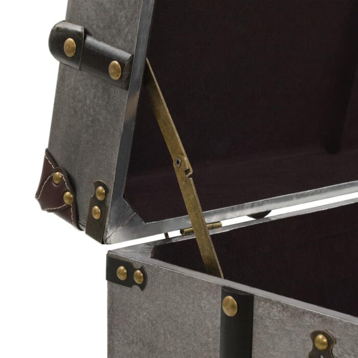 Table basse MDF et aluminium 102x51x47,5 cm – Image 8