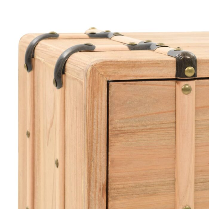 Table de chevet Bois de sapin massif 50 x 35 x 57 cm – Image 5