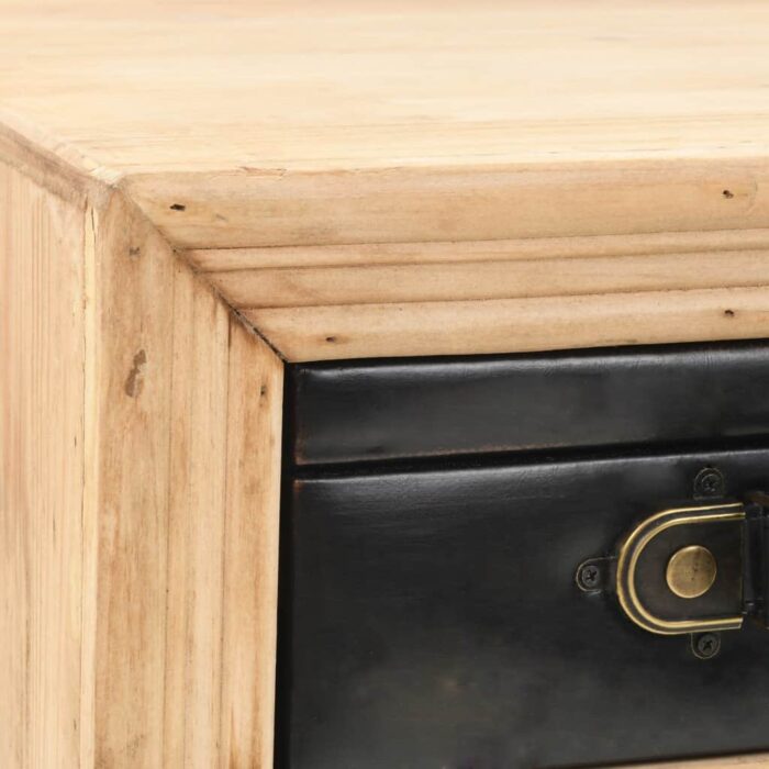 Table de chevet Bois de sapin massif 43 x 38 x 50 cm – Image 2