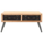 Table basse Bois massif de sapin 115x55x50 cm – Image 2