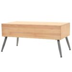 Table basse Bois massif de sapin 115x55x50 cm – Image 3