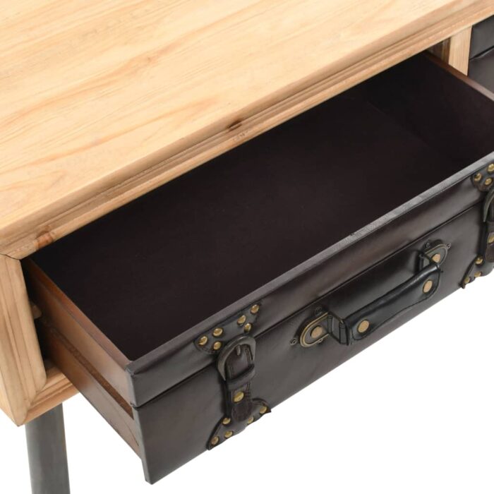 Table basse Bois massif de sapin 115x55x50 cm – Image 6